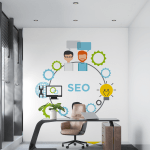 SEO Concept Office Room Wall Decal