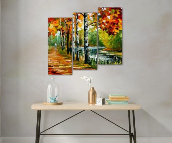 Spring Evening by Afremov 3-Piece Split Canvas - Artavia