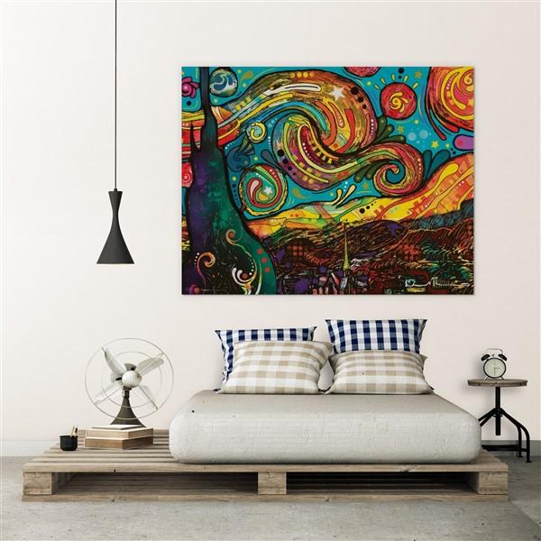 51-1 Starry Night FunkArt Canvas