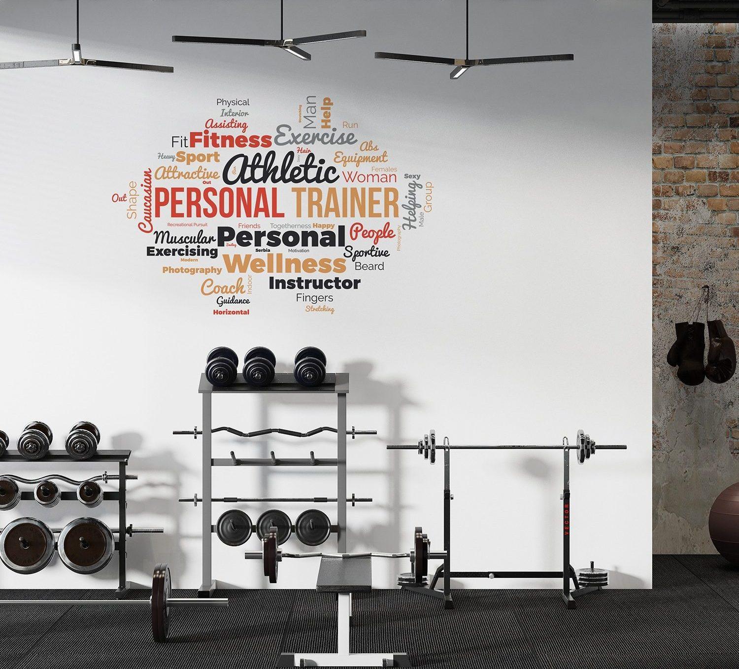Athletic motivational Gym wall decal Athletic motivational Gym wall decal