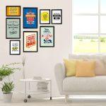 Solimo Motivational Quotes Wall Frames 8 PANEL SET – ARTAVIA PRINT MART