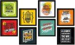 Set of 8 Paper Plane Design Canvas Frames – Wooden Waterproof Wall Ar - Image 2