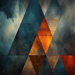 Geometric volumetric convex 3D pattern wallpaper