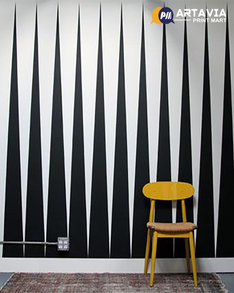 artavia (14) Black geomatrical texture wallpaper - Image 1