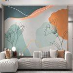 Murals flowers wallpaper