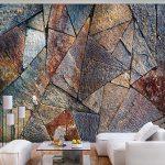 3d stacked stone wallpaper