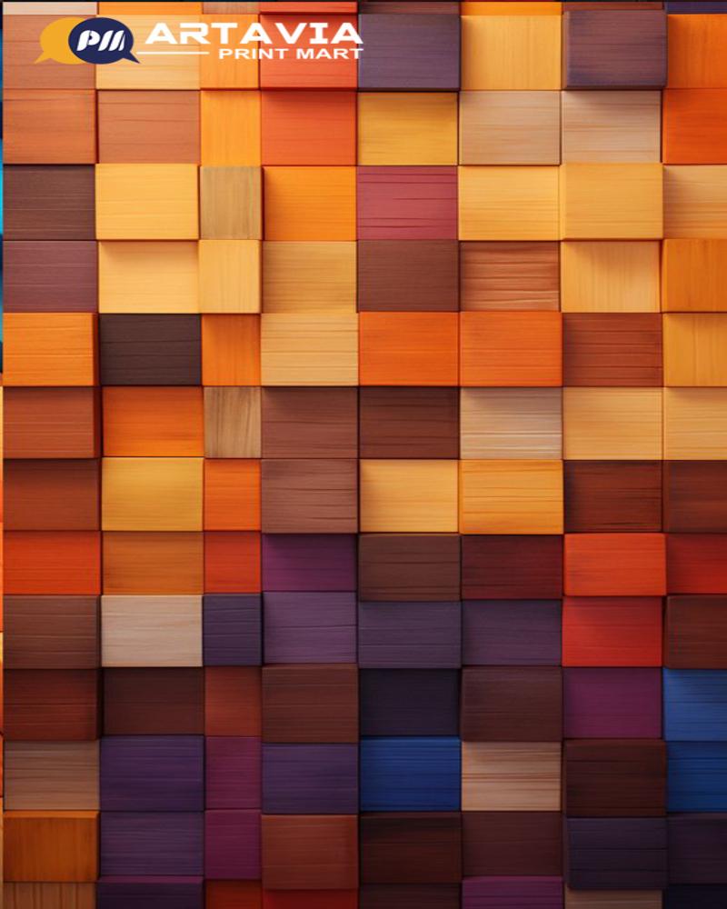 artavia (4) Colorful Mosaic Blocks wallpaper - Image 1