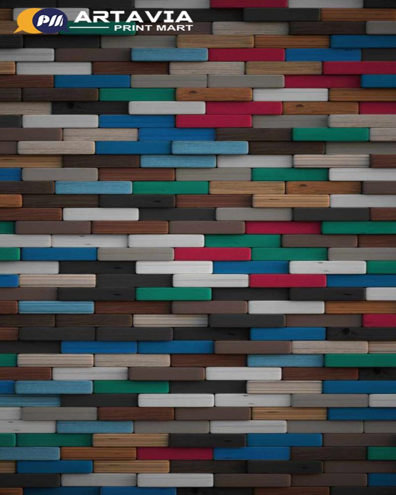 artavia (6) Multicolored Brick Pattern Wallpaper - Image 1