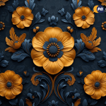 3d Floral wallpaper