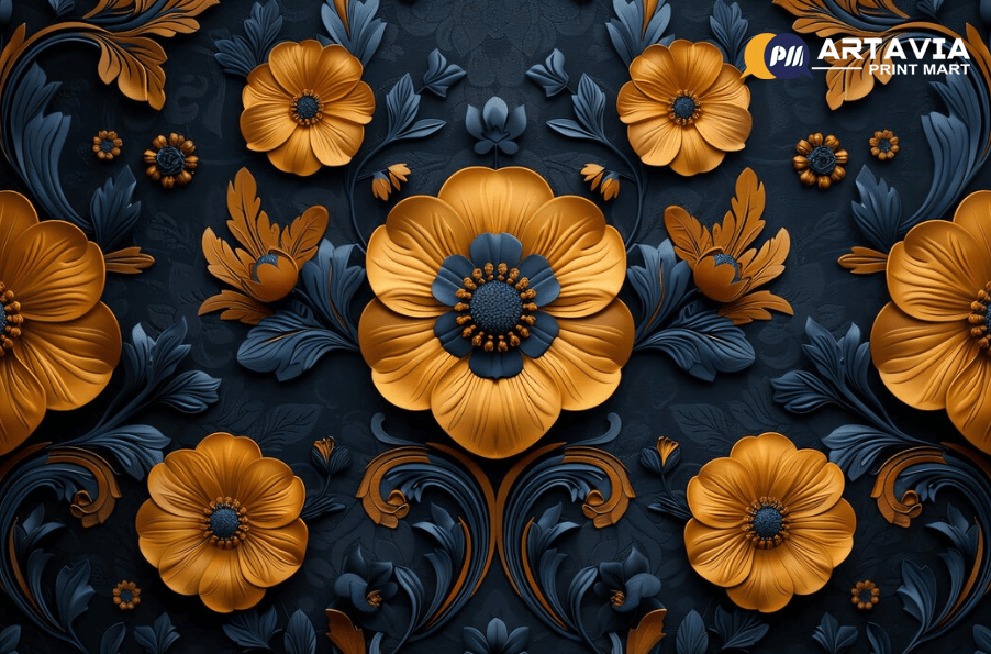 artavia asda 3d Floral wallpaper - Image 1