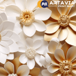 3d rendering of flowers wallpaper