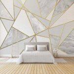 Mural Geometric Marble Wallpaper