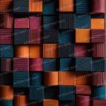 3d colourful wooden texture wallpaper