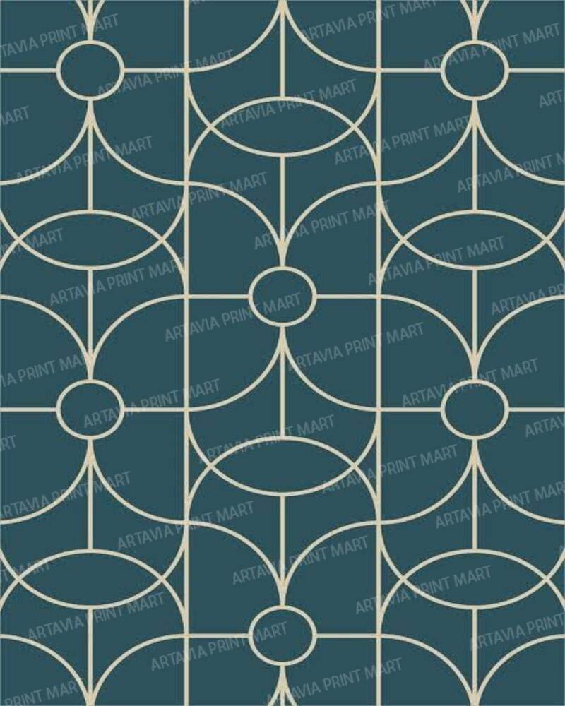 artavia 3d Geomatric art deco pattern wallpaper - Image 1
