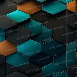 3d hexagon pattern wallpaper