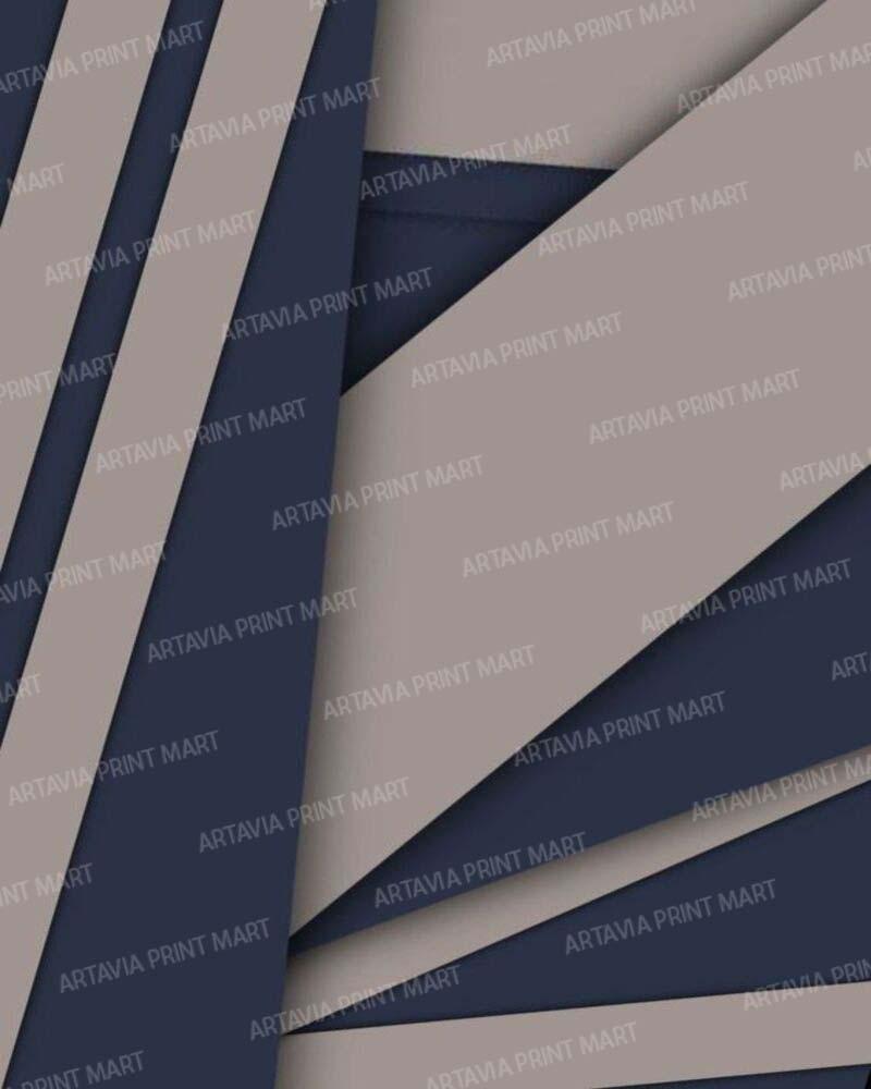 artavia 3d blue and gray geomatric wallpaper - Image 1