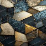 3d Mosiac of geomatric pattern wallpaper