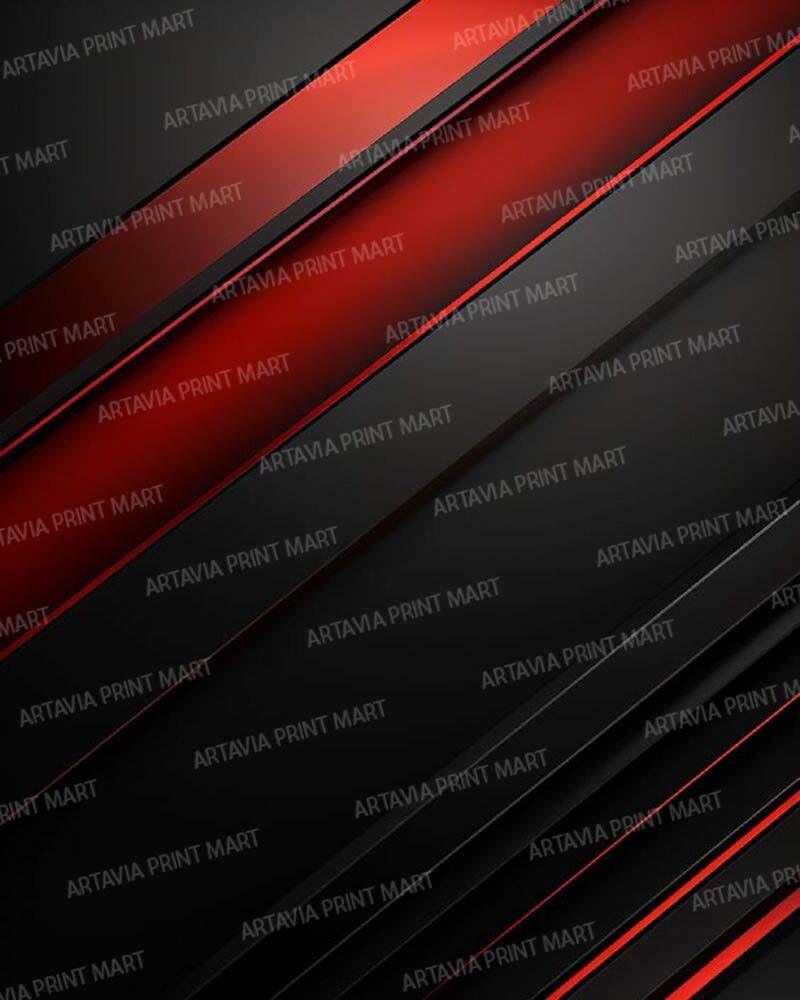 artavia 3d red and black geomatric wallpaper - Image 1