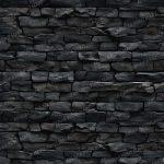 3d black brick wallpaper