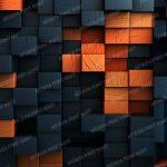 3d Geomatric squares shaped wallpaper
