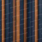 3d blue and brown vertical wooden wallpaper