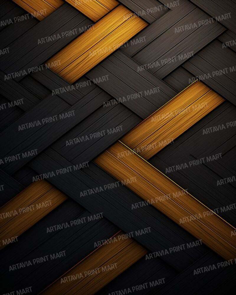 artavia 3d gold and black grid pattern wallpaper - Image 1