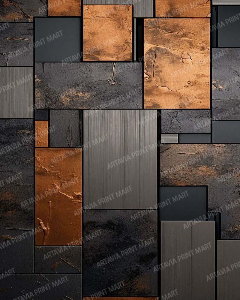 artavia 3d Metal Grid texture wallpaper - Image 1