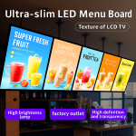 Ultra-slim LED Menu Board