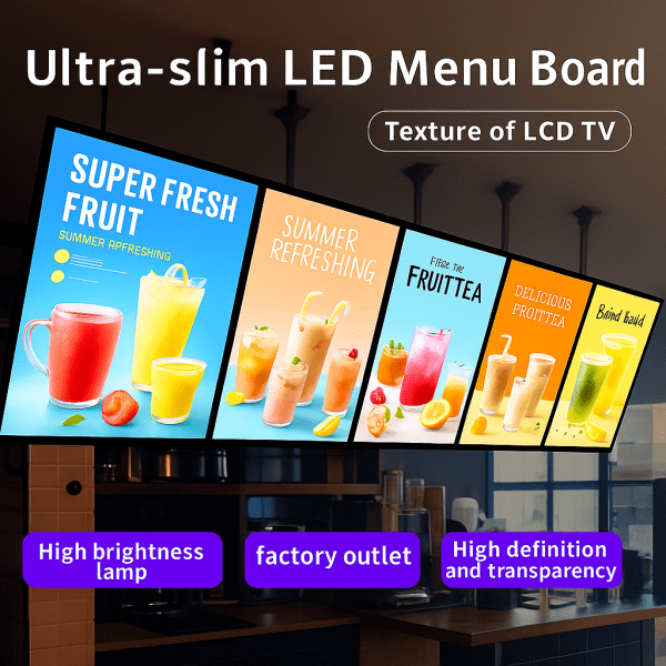 Ultra-slim LED Menu Board