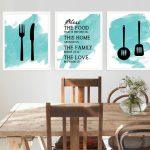 Kitchen Blessings – 3-Piece Dining Wall Art Set